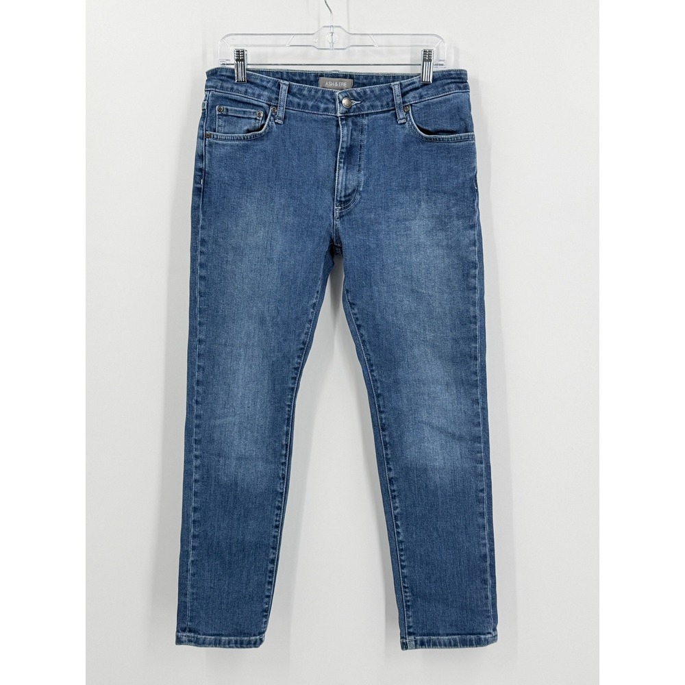Ash & Erie Jeans Mens 32x28 (tag 32x29) Straight Stretch Denim Casual